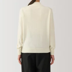 Pulls Et Cardigans^Muji Pull col montant en laine à fine maille femme