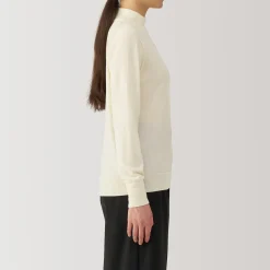 Pulls Et Cardigans^Muji Pull col montant en laine à fine maille femme