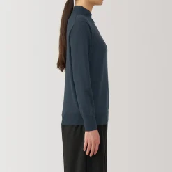 Pulls Et Cardigans^Muji Pull col montant en laine à fine maille femme