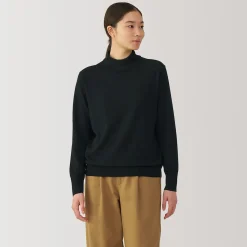 Pulls Et Cardigans^Muji Pull col montant en laine à fine maille femme