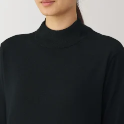 Pulls Et Cardigans^Muji Pull col montant en laine à fine maille femme