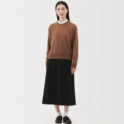 Pulls Et Cardigans^Muji Pull col rond en tricot de laine moyen femme