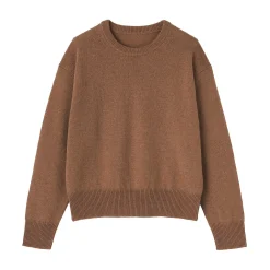 Pulls Et Cardigans^Muji Pull col rond en tricot de laine moyen femme