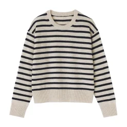 Pulls Et Cardigans^Muji Pull col rond en tricot de laine moyen femme