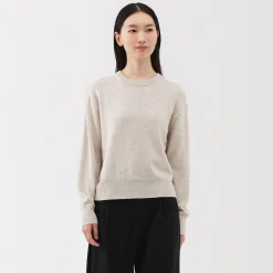 Pulls Et Cardigans^Muji Pull col rond en tricot de laine moyen femme