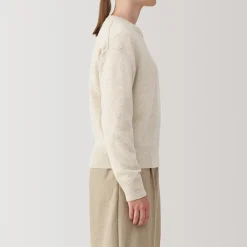 Pulls Et Cardigans^Muji Pull col rond en tricot de laine moyen femme