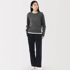 Pulls Et Cardigans^Muji Pull col rond en tricot de laine moyen femme