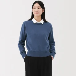 Pulls Et Cardigans^Muji Pull col rond en tricot de laine moyen femme