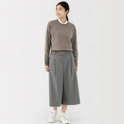 Pulls Et Cardigans^Muji Pull col rond en tricot de laine moyen femme