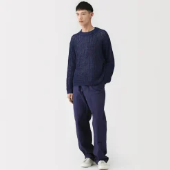 Pulls Et Cardigans^Muji Pull en coton biologique à grosses mailles et torsadé pour homme