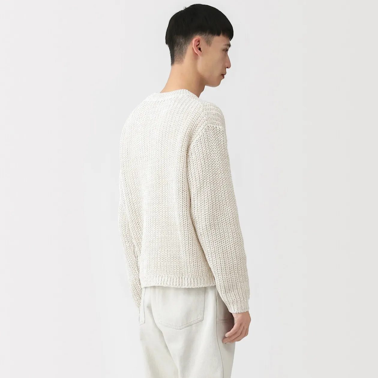 Pulls Et Cardigans^Muji Pull en coton biologique à grosses mailles et torsadé pour homme