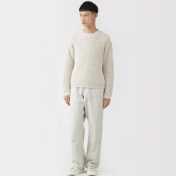 Pulls Et Cardigans^Muji Pull en coton biologique à grosses mailles et torsadé pour homme