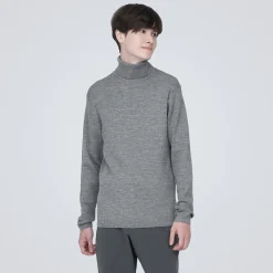 Pulls Et Cardigans^Muji Pull en laine côtelée col roulé homme