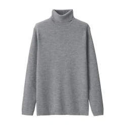 Pulls Et Cardigans^Muji Pull en laine côtelée col roulé homme
