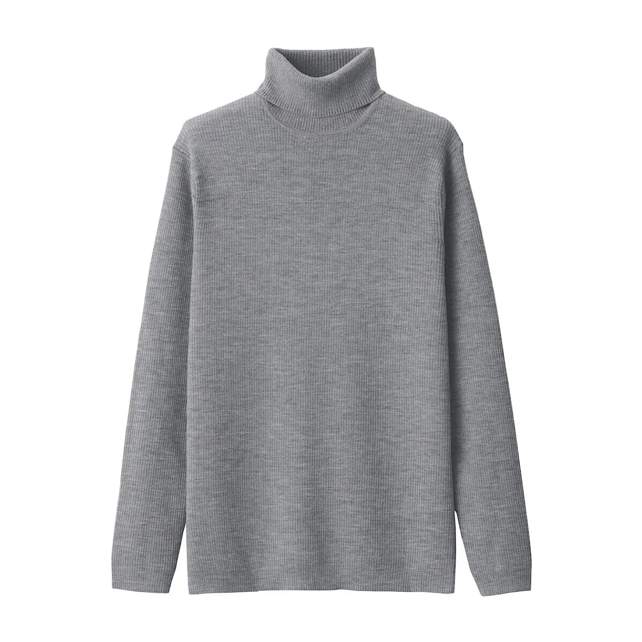 Pulls Et Cardigans^Muji Pull en laine côtelée col roulé homme