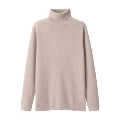 Pulls Et Cardigans^Muji Pull en laine côtelée col roulé homme