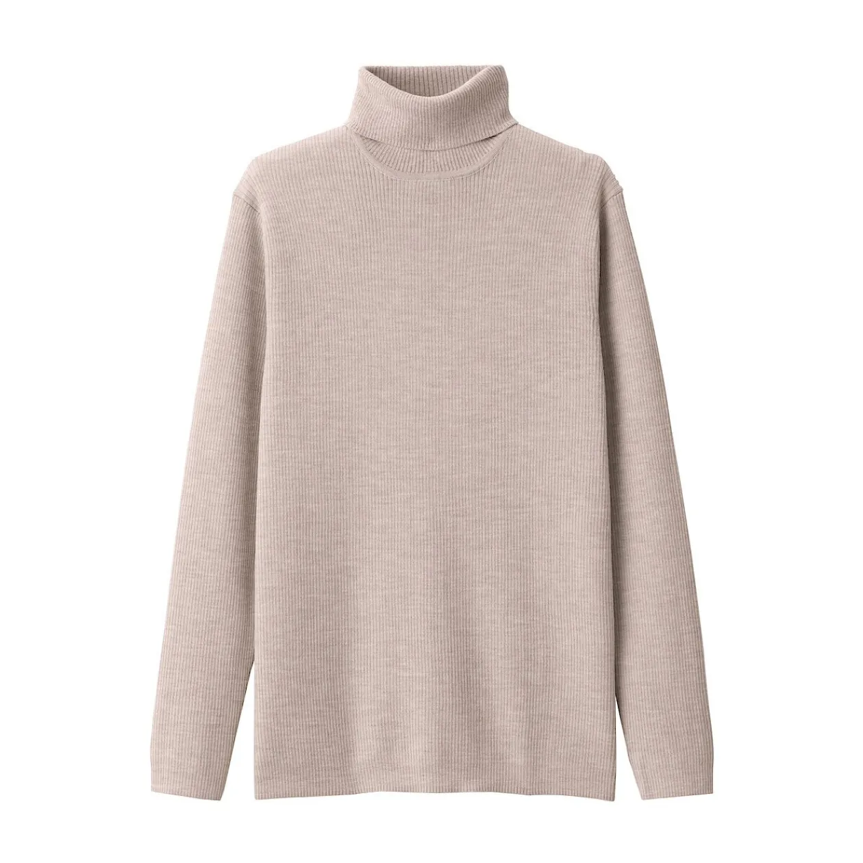 Pulls Et Cardigans^Muji Pull en laine côtelée col roulé homme