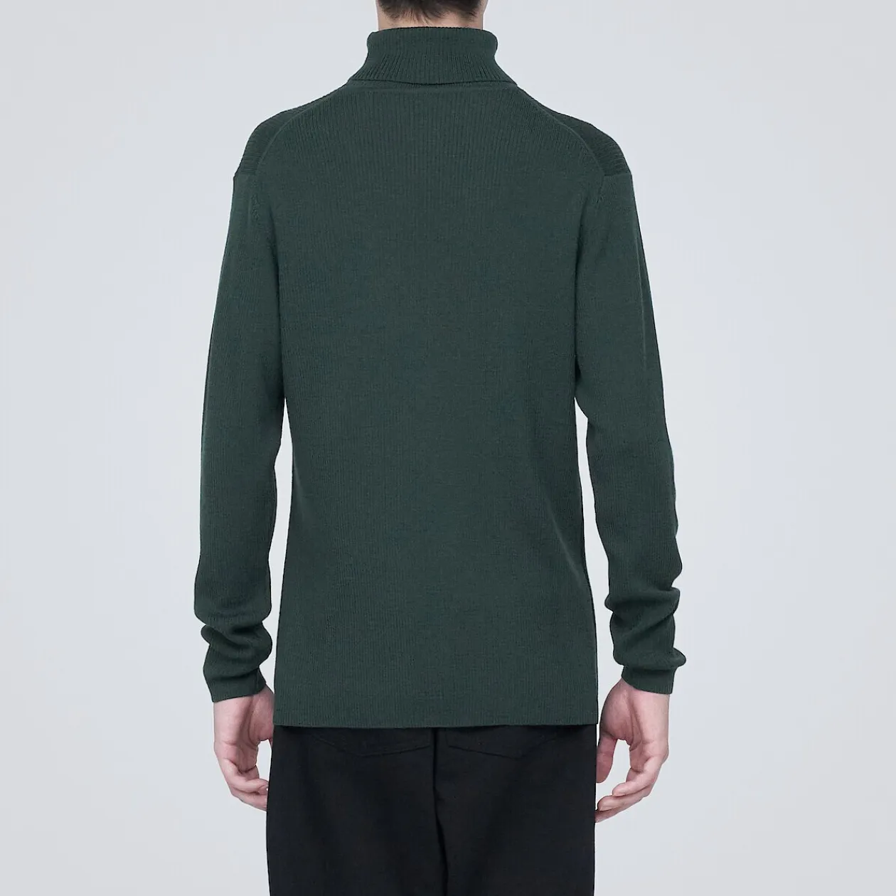 Pulls Et Cardigans^Muji Pull en laine côtelée col roulé homme