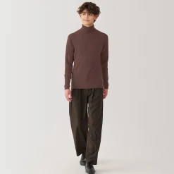 Pulls Et Cardigans^Muji Pull en laine côtelée col roulé homme