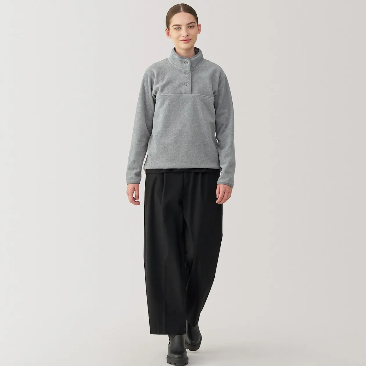 Pulls Et Cardigans^Muji Pull en polaire de polyester recyclable femme