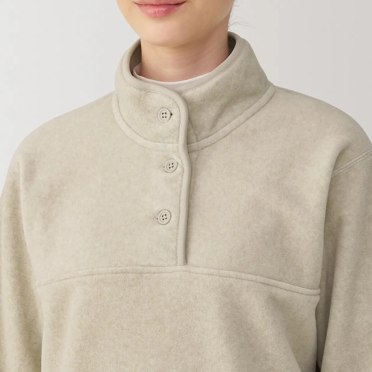 Pulls Et Cardigans^Muji Pull en polaire de polyester recyclable femme