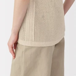 Pulls Et Cardigans^Muji Pull sans manche en tricot de washi et coton pour femme