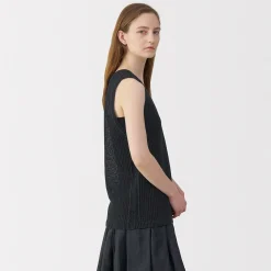 Pulls Et Cardigans^Muji Pull sans manche en tricot de washi et coton pour femme