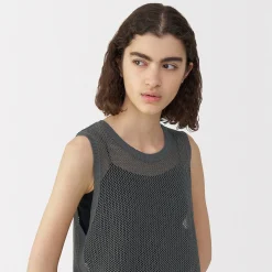 Pulls Et Cardigans^Muji Pull sans manche en tricot de washi et coton pour femme