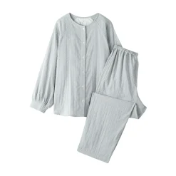 Pyjamas Et Vêtements D'Intérieur^Muji Pyjama en double gaze à pois dobby pour femme