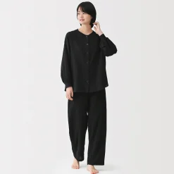 Pyjamas Et Vêtements D'Intérieur^Muji Pyjama en double gaze à pois dobby pour femme