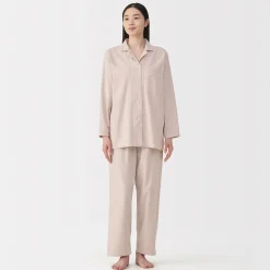 Pyjamas Et Vêtements D'Intérieur|Petits Accessoires^Muji Pyjama en flanelle sans couture latérale pour femme