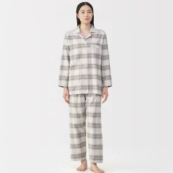 Pyjamas Et Vêtements D'Intérieur|Petits Accessoires^Muji Pyjama en flanelle sans couture latérale pour femme