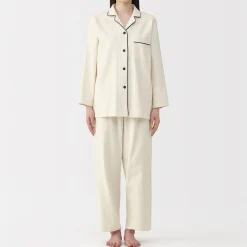 Pyjamas Et Vêtements D'Intérieur|Petits Accessoires^Muji Pyjama en flanelle sans couture latérale pour femme