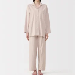 Pyjamas Et Vêtements D'Intérieur|Petits Accessoires^Muji Pyjama en flanelle sans couture latérale pour femme