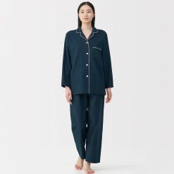Pyjamas Et Vêtements D'Intérieur|Petits Accessoires^Muji Pyjama en flanelle sans couture latérale pour femme