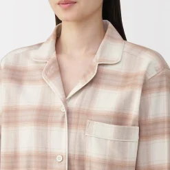 Pyjamas Et Vêtements D'Intérieur|Petits Accessoires^Muji Pyjama en flanelle sans couture latérale pour femme