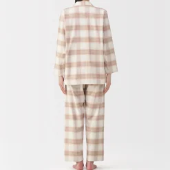Pyjamas Et Vêtements D'Intérieur|Petits Accessoires^Muji Pyjama en flanelle sans couture latérale pour femme