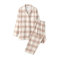 Pyjamas Et Vêtements D'Intérieur|Petits Accessoires^Muji Pyjama en flanelle sans couture latérale pour femme