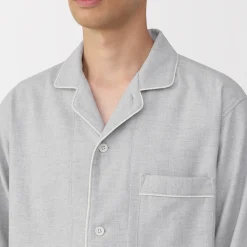 Pyjamas Et Vêtements D'Intérieur^Muji Pyjama en flanelle sans couture latérale pour homme