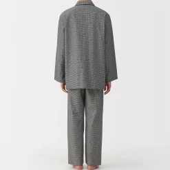 Pyjamas Et Vêtements D'Intérieur^Muji Pyjama en flanelle sans couture latérale pour homme