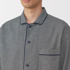 Pyjamas Et Vêtements D'Intérieur^Muji Pyjama en flanelle sans couture latérale pour homme