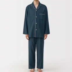 Pyjamas Et Vêtements D'Intérieur^Muji Pyjama en flanelle sans couture latérale pour homme