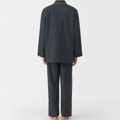 Pyjamas Et Vêtements D'Intérieur^Muji Pyjama en flanelle sans couture latérale pour homme