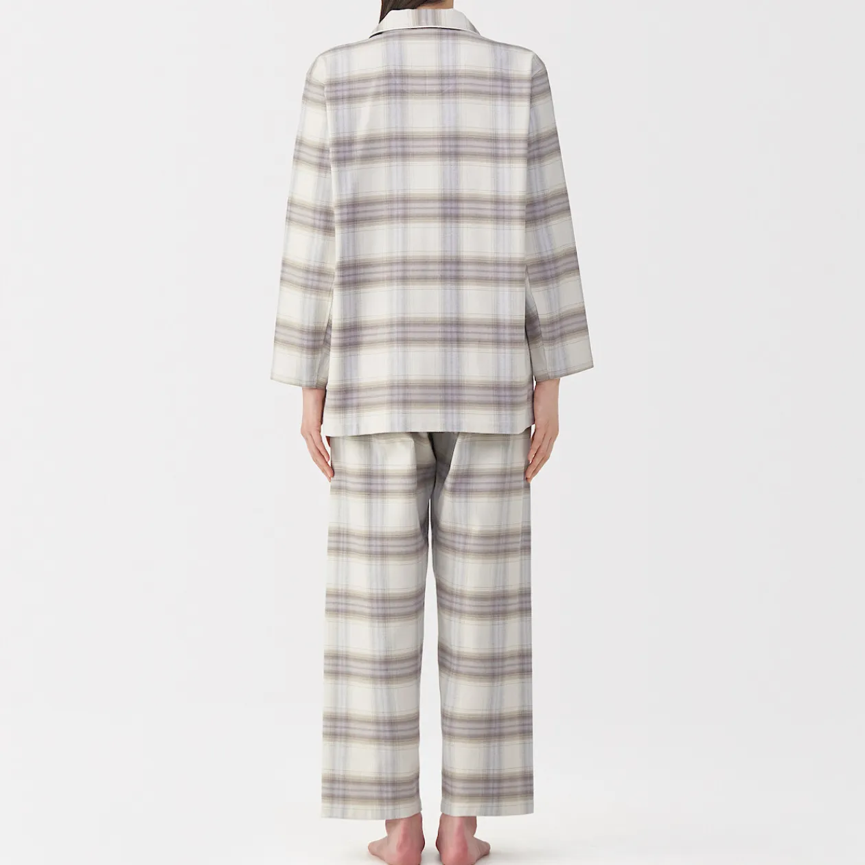 Pyjamas Et Vêtements D'Intérieur^Muji Pyjama en flanelle sans couture latérale pour femme