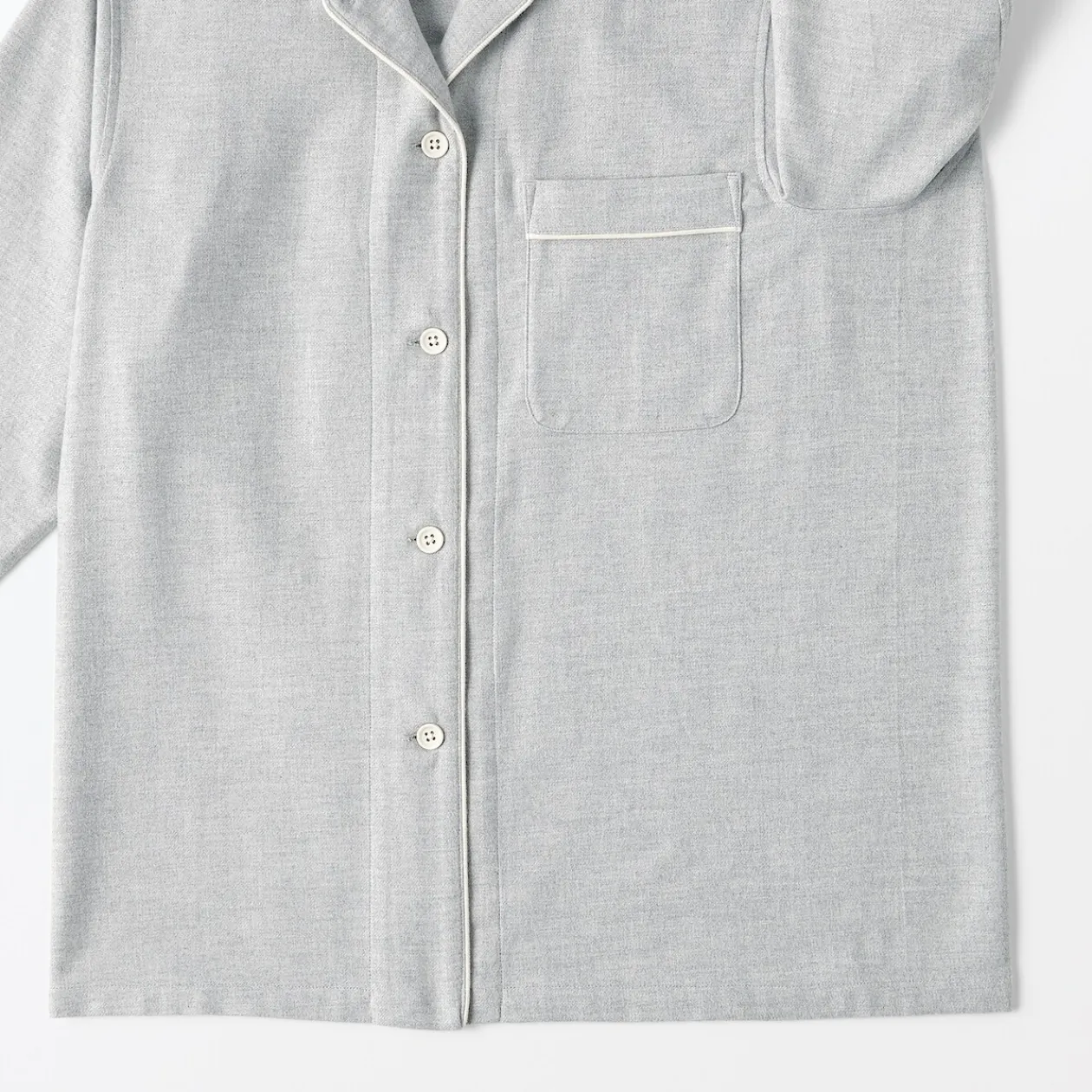Pyjamas Et Vêtements D'Intérieur^Muji Pyjama en flanelle sans couture latérale pour femme