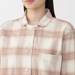Pyjamas Et Vêtements D'Intérieur^Muji Pyjama en flanelle sans couture latérale pour femme
