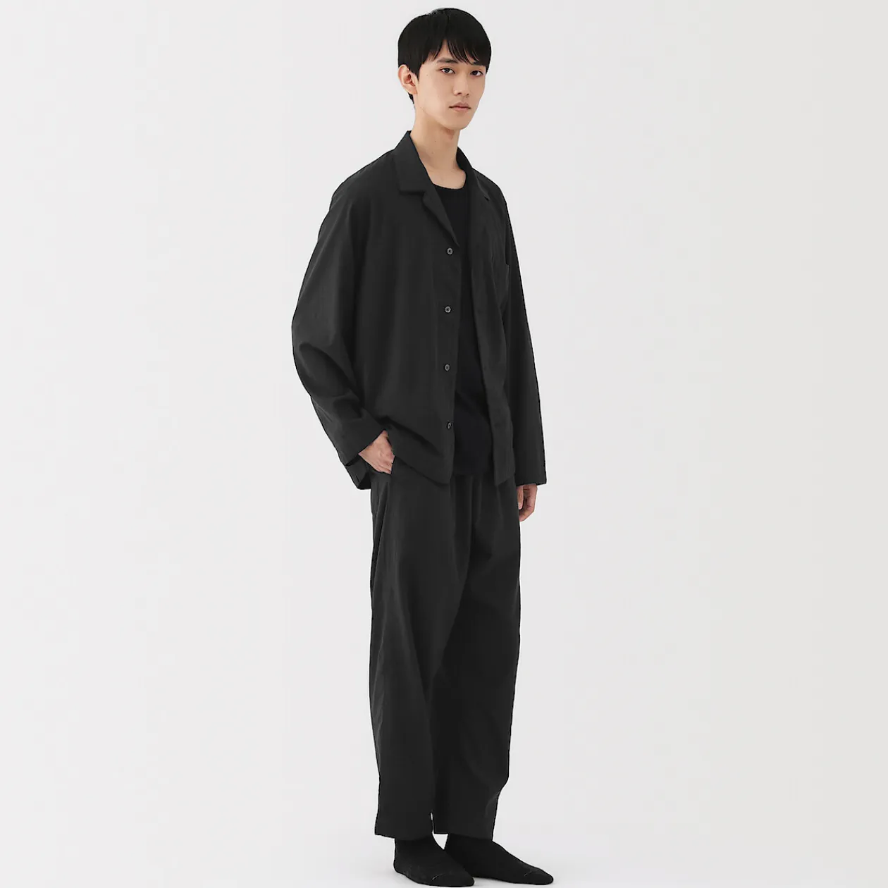 Pyjamas Et Vêtements D'Intérieur|Pyjamas Et Vêtements D'Intérieur^Muji Pyjama unisexe en khadi tissé à la main