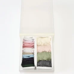 Rangements En Polypropylène|Rangements En Rotin^Muji Rangement individuel à hauteur ajustable L11X P32.5X 21cm