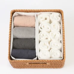 Rangements En Polypropylène|Rangements En Rotin^Muji Rangement individuel à hauteur ajustable L15X P32.5X H21cm