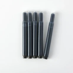 Stylos À Bille^Muji Recharge pour stylo‐plume ‐ encre noire, lot de 5